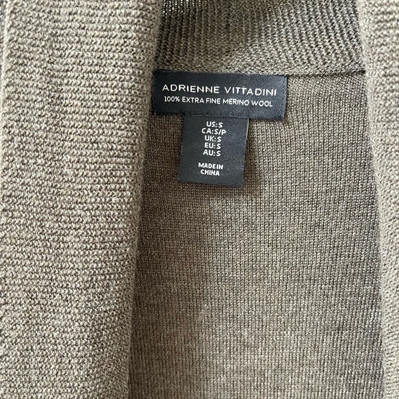 Adrienne Vittadini Merino Wool Cardigan Sweater Size Small - Picture 3 of 12